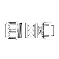 Amphenol LTW ACD-14BFFC-LL7AP0 Straight C Size Crimp Lock 14P F Conn