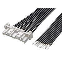 Molex 221959-1104 Discrete Wire CLIKMatetoPigtail (OTS) Cable Asmbly 2mm Ptch Sngl Row 600mm Lngth 10 Ckts Wht