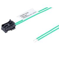 Molex 224051-1022 Discrete Wire Assembly Mini50-to-Pigtail (OTS) Cable ASSY 2mm Pitch Single Row 150mm Lgth 2 Ckt BLK