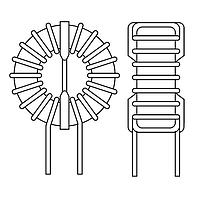 Bourns 5729-RC Toroidal 100uH 15% 1KHz 2.5A