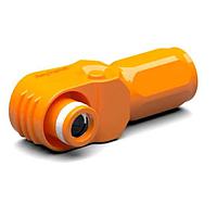 Amphenol Industrial SLPPB50BSO DC Plugs 8mm SL+ plug, rt ang Seal50mm sq, orange