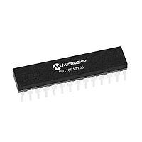 Microchip Technology PIC16F17155-I/SP Microcontrollers 14KB Flash, 1KB RAM, 128B EEPROM, 12b Diff. ADCC, 1xOP-AMP, 2x16-bit dual PWM