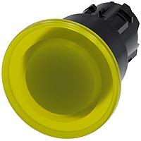 SIEMENS A6X30137294 Mushroom ILLUM. MUSHROOM PUSHBUTTON. 40MM. YELLOW