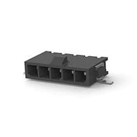 AMP Connectors - TE Connectivity 2-1445057-5 Headers HDR ASSY 4 POS R/A SINGLE ROW TIN