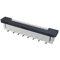 Amphenol Aorora F51W-1A7H1-11005 FFC & FPC Connectors Flex Connector, P=100mm, H=425mm, Vertical orientation, Slider type, ZIF, 5P, Without MYLAR