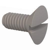 Essentra Components 50M035060L008 Slotted Countersunk 90 Slotted CSK Screw, M3.5 X .6 Thread, 8mm Lg