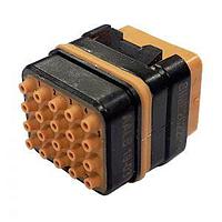 Amphenol Air LB France SIME2022PB Modular Interconnect Systems Module For crimped contacts Pin With peripheral sealing 20 contacts #22 Supplied without contact Polarization B