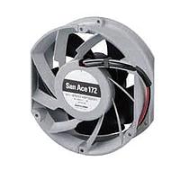 Sanyo Denki 9HV5748P5G001 Axial Fan, 172x150x51mm Sidecut, 48VDC, High Static Pressure, Ribless, Tach/PWM