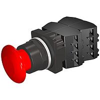 SIEMENS 52BM9W2D Pushbutton PUSHBUTTON,MOM,RED,1 3/4" PLST,2POS,4BJK