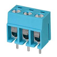 Same Sky (formerly CUI Devices) TB001-500-19BE Fixed Terminal Blocks Terminal block, screw type, 5.00 , horizontal, 19 poles, CUI Blue, slotted screw, PCB mount