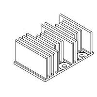 Vicor 43808-09 Heat Sinks 4414 HS Tran 22.86mm tall