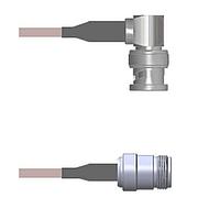 Amphenol Custom Cable Q-0F024000H036i RF Cable Assemblies BNC-RP/N-SJ G142 36I