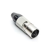 Amphenol Audio AX4M8M Connectors 4P PIN M PLUG GREY MARK SLEEVE