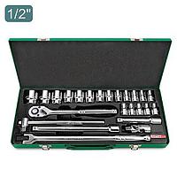 TOPTUL GCAD2401 24PCS 1/2 inch DR. Socket Set - Mirror