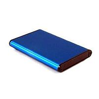 Hammond Manufacturing 1455A1002BU PC Board Alum w/Plastic Ends 3.94x2.76x.47" Blue