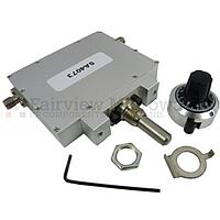 Fairviewmicrowave SA4073  0 to 40 dB Continuously Variable Attenuator SMA Female To SMA Female From 2 GHz To 4 GHz Rated To 5 Watts in a Dial Design