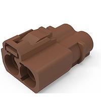 Raydiall Automotive R197.215.F80 Accessories 2 ways female fakra housing coding F for terminal 2x (R299.197.200, R299.197.210)