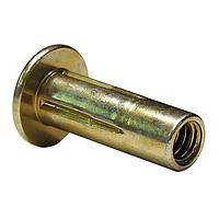 ATLAS AES31P280ZNR Rivet Nut Atlas Rivet Nut, PLUSTITE, Straight Shank Insert, Open End, Steel, Thread Size - 5/16-18,