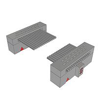 Samtec FFSD-07-D-10.00-01-N IDC Socket Cable .050" Low Profile Tiger Eye(TM) IDC Ribbon Cable Assembly
