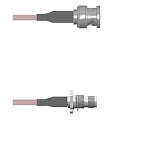 Amphenol Custom Cable Q-0M04O000H010i RF Cable Assemblies BNC-SP/TNC-SJB G142 10I