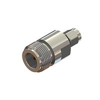 Cal Test Electronics CT3321A RF Adapters - Between Series N female to SMA male Adapter, 50ohm, Instrument Grade