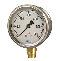 Wika 213.53 (10kg/cm²(psi),dial 100,back mount) Pressure Gauges