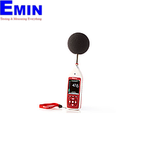 Cirrus CR162D Optimus red Class 2 Sound Level Meter (20~140 dB, Class 2, Data Logging, 1:1 Octave Bands, NR/NC Curves)