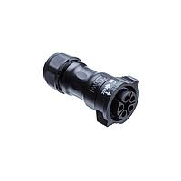 Amphenol LTW DC-02BFFA-QL8LPP Standard Circular Connector X-Lok, Large Size, Plastic, 20A, 02 pins, Female Connector, Female Contact, Straight, Push Lock, Crimp, Field Installable, F12.0 - F14.0mm, IP68