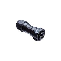 Amphenol LTW CD-08BFFA-QL8AP0 Standard Circular Connector X-Lok, Middle Size, Plastic, 5A, 08 pins, Female Connector, Female Contact, Straight, Push Lock, Crimp, Field Installable, F6.0 - F12.0mm, IP68