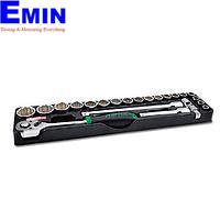 TOPTUL GM-2224- 22PCS 1/2 inch DR. Flank Socket Set (12PT)