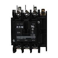 Eaton C25DNY152AL Electromechanical Contactors 3P 25ADPCNT W/DN 120AC 1NO1NC AUX