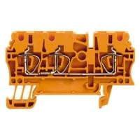 Weidmuller 1636790000 Feed Through Terminal Block ZDU 2.5/3AN ORANGE