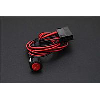 DFRobot FIT0975 ATX Power Cable ATX to DC5.5*2.5 Male Power Cable with Button Switch (50cm, Compatible with LattePanda Sigma)