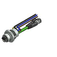 Amphenol CONEC 57-02856 Ethernet Cables / Networking Cables ENP-17-1-FSPBU4PEDST4-V4-45S-RS8.33-1/1/G6/150/034