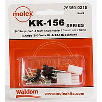 Molex 76650-0215 Connector Kits KK-156 Kit no ramp V & RA Hdr Rec 3Ckt