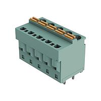 HARTING 14031516101000 Fixed Terminal Blocks har-flexicon, 15pin Terminal Block w/ push-in spring cage termination - 30-12AWG, vertical pcb mount, 12Amps, pitch 5.00mm