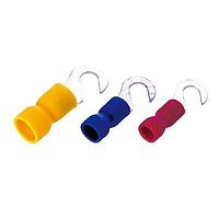 KS Terminals HVE1-3.7 Hook Vinyl, Easy Entry Hook, 22-16 AWG, #6