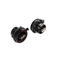 Bulgin PX0842/AA USB 2.0 USB 2.0 Front Panel Mount Type A-to-A