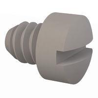 Essentra Components 010440F012 Machine Screw Fillister Slotted Screw, #4-40 Thread, 1/8 Lg