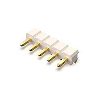 GCT (Global Connector Technology) BG303-05-A-0300-L-G Headers 5w, 2.54mm Pth Header, SIL, TH, Horiz, GF, LCP Natural, Box