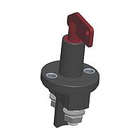 Carling Technologies BD1-1A1 Battery Disconnect 1-pole, 250A 12/24VDC not HP rated, Non-Illuminated  Removable Key Switch with M10 Stud