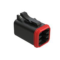 Amphenol SINE Systems AT06-6S-BLK 6-Way 6 Pin Plug BLK