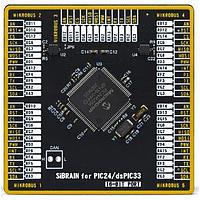 Mikroe MIKROE-4691 Add-On Boards SiBRAIN for PIC24HJ256GP610