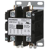 SIEMENS 42BF15AF Electromechanical Contactors Contactor, 42DP,30A,2P,Open,120V