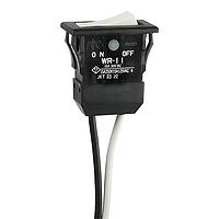 NKK Switches WR11BL/U Rocker Switches ON-OFF IVORY WIRE LEAD ENVRNMNT SEALED