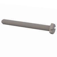 Essentra Components 010440X112 Hex Slotted Hex Slotted Screw, #4-40 Thread, 1 1/8 Lg