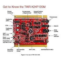 NXP TWR-K24F120M Development Platforms Tower System Development Board for Kinetis K24 (256 KB Flash) MCUs