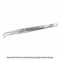 Hammacher HA.HWC017.05 Cotton/Dressing Forceps, SS, College, Sharp/Ridged Tip, L150mm