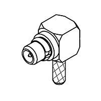 Molex 73414-0350 RF Connectors MMCX PLUG 50 OHM R/A 1.37 CABLE