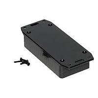 Hammond Manufacturing 1591ASFLBK Flanged Enclosure ABS w/Flanged Lid 3.9x2x0.8" Black